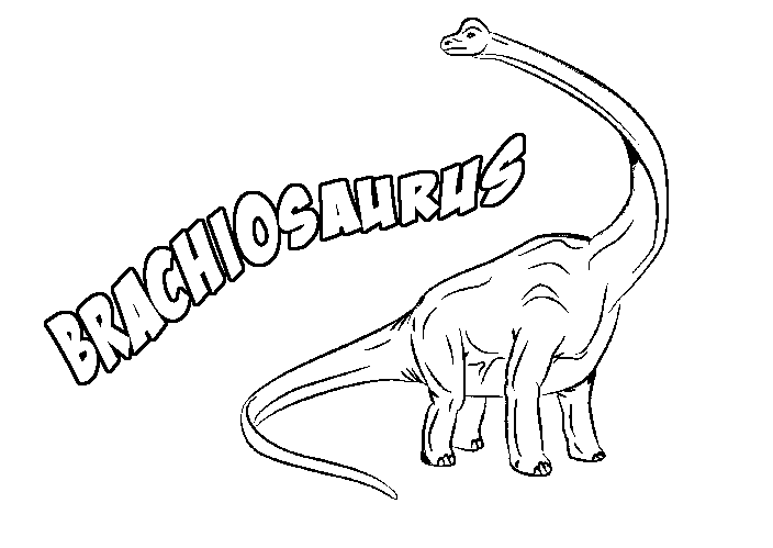 Brachiosaurus Coloring page