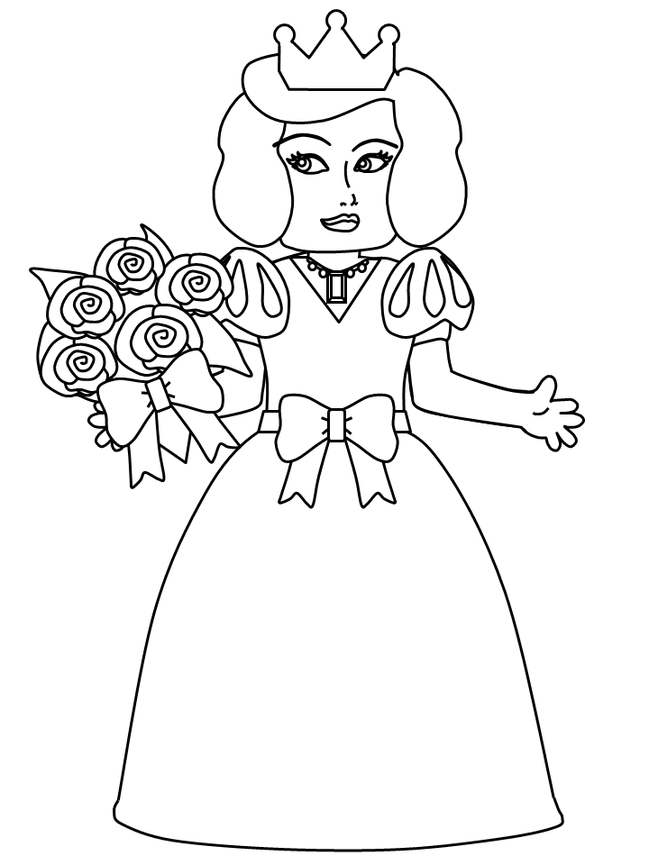 Bride People Coloring Pages