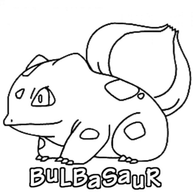 Bulbasaur coloring page