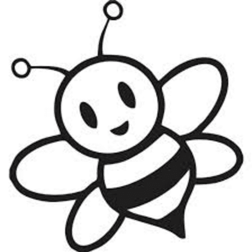 bumble bee coloring page