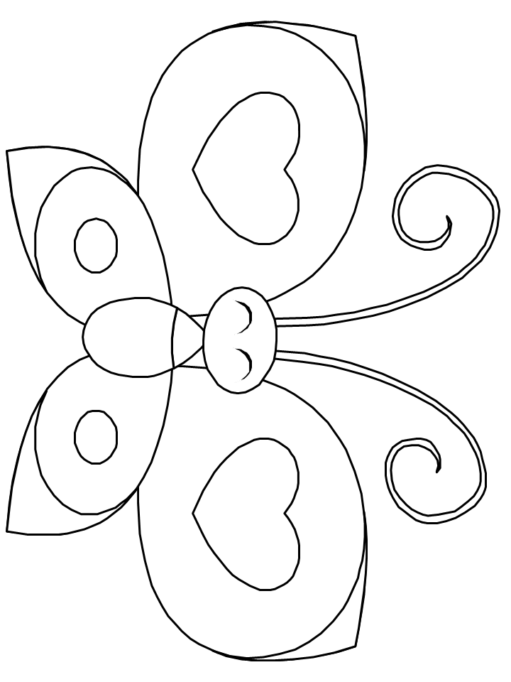 Adult Coloring Page Butterfly