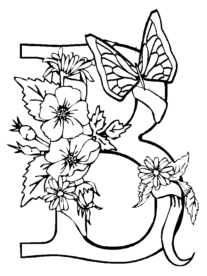 Butterfly Mandala Coloring Page