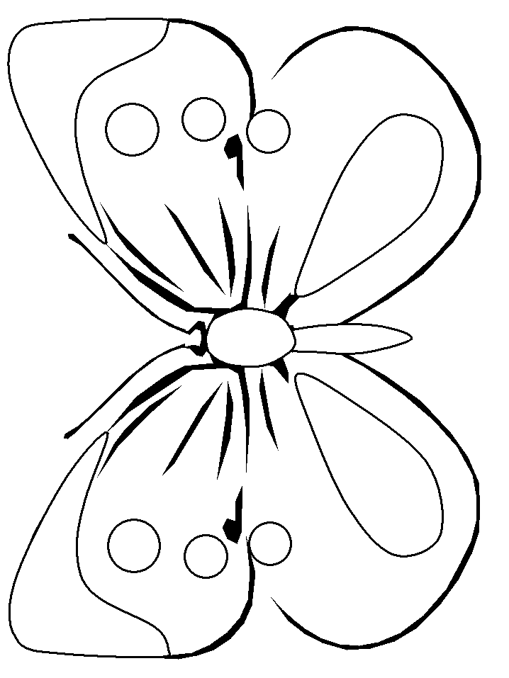 Adult Butterfly Coloring Page