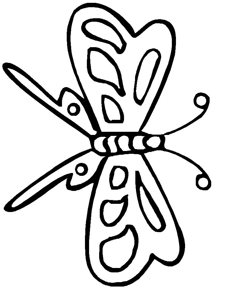 Butterfly Coloring Page Free Printable