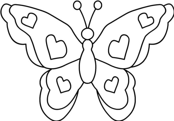 Butterfly coloring page