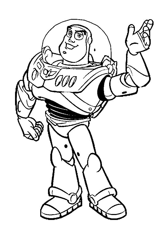 Buzz Lightyear Coloring Page