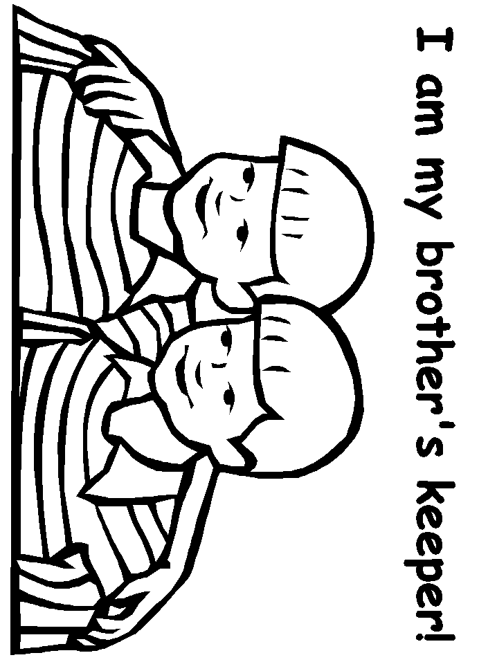 Cain And Abel Bible Coloring Pages