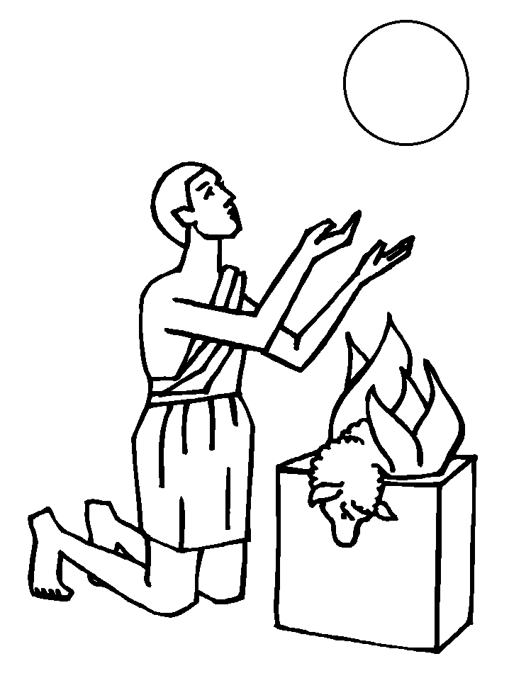 Printable Cain And Abel Bible Coloring Pages