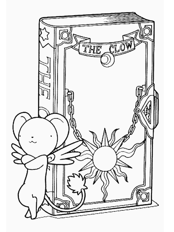 Cardcaptors Cartoons Coloring Pages