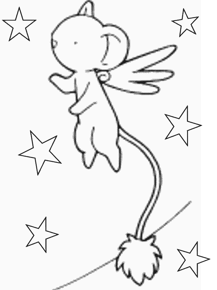 Cardcaptors Cartoons Coloring Page For Kids