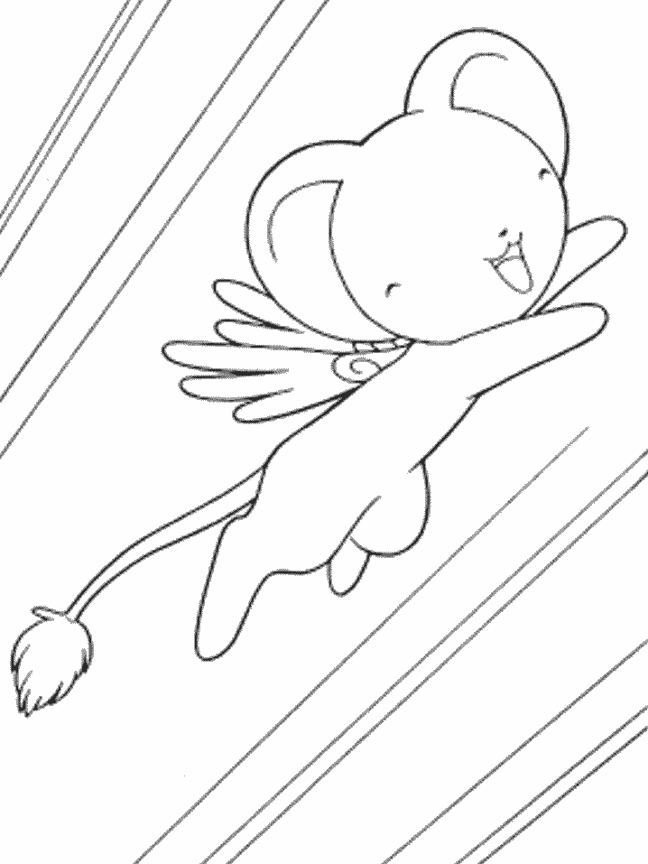 Cardcaptors Cartoons Coloring Page Printable