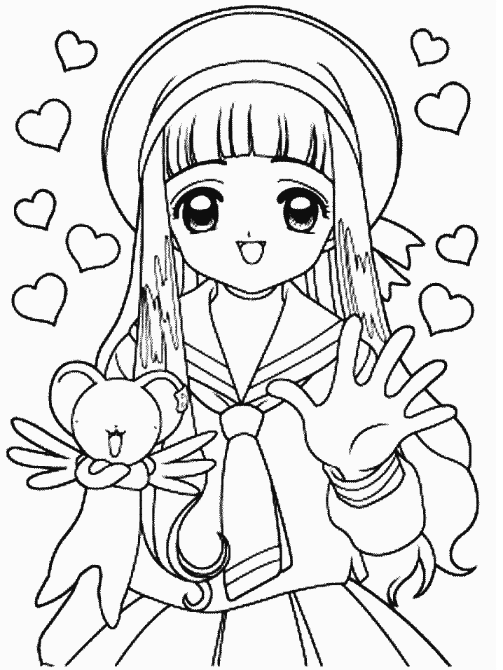 Cardcaptors 6 Cartoons Coloring Pages coloring page & book for kids.