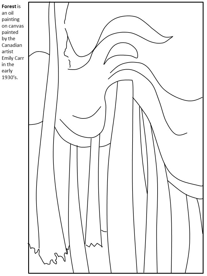 Carr Forest Canada Coloring Pages