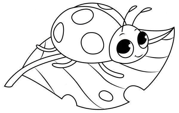 Cartoon Insect Coloring Pages