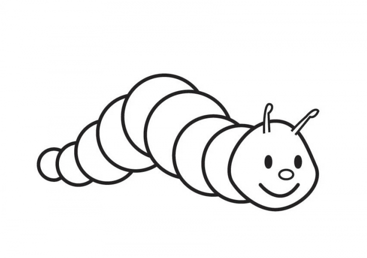 Caterpillar coloring pages