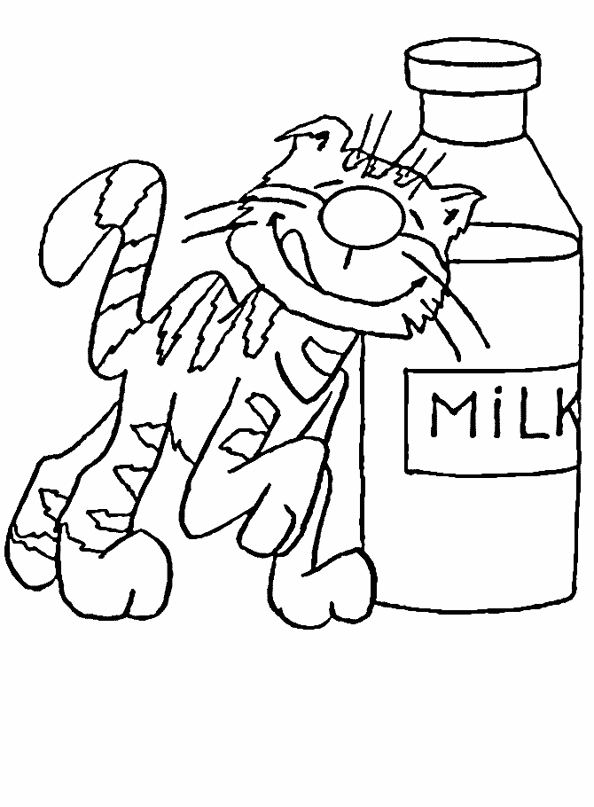 Cute Cats Coloring Pages