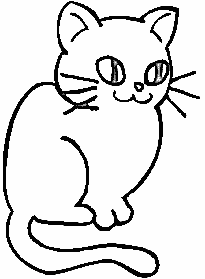 Halloween Cat Coloring Pages