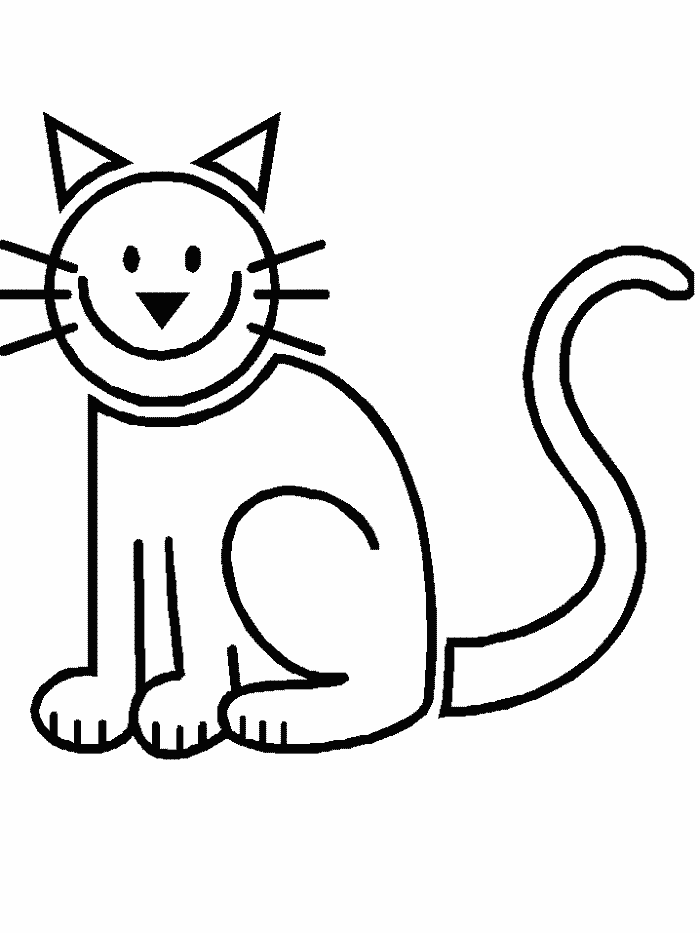 Cat Coloring Pages for Kids