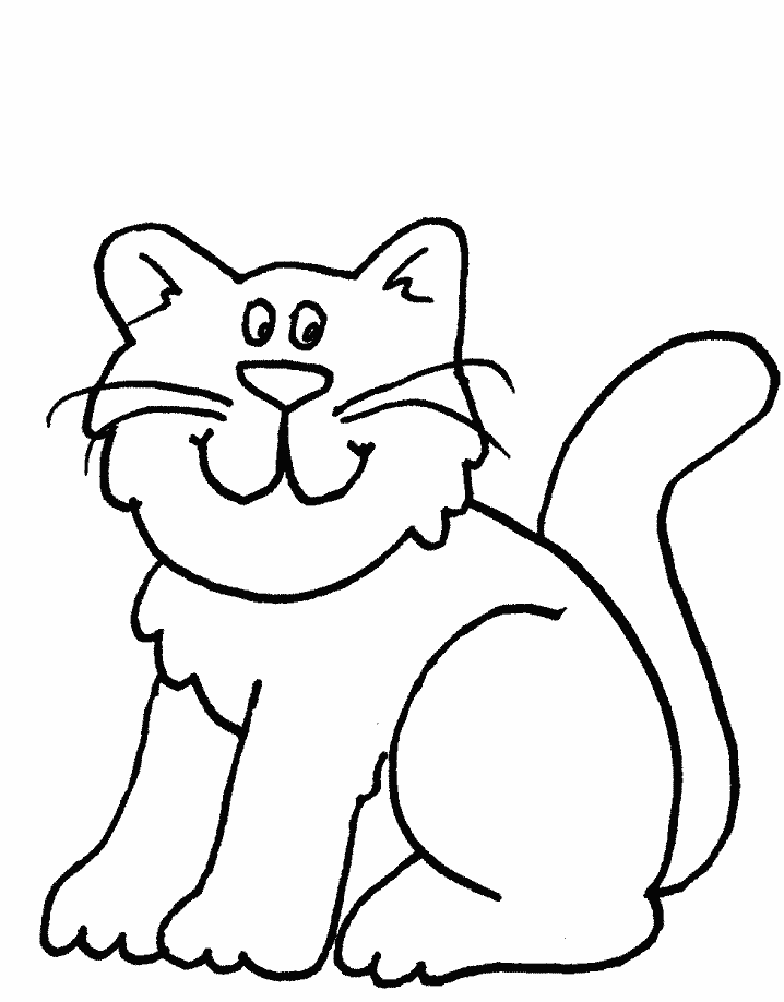Printable Cat Coloring Pages