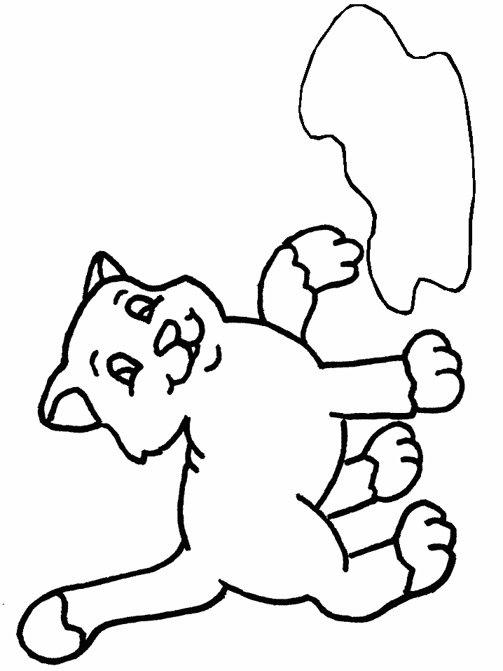 Coloring Pages Cute Cats