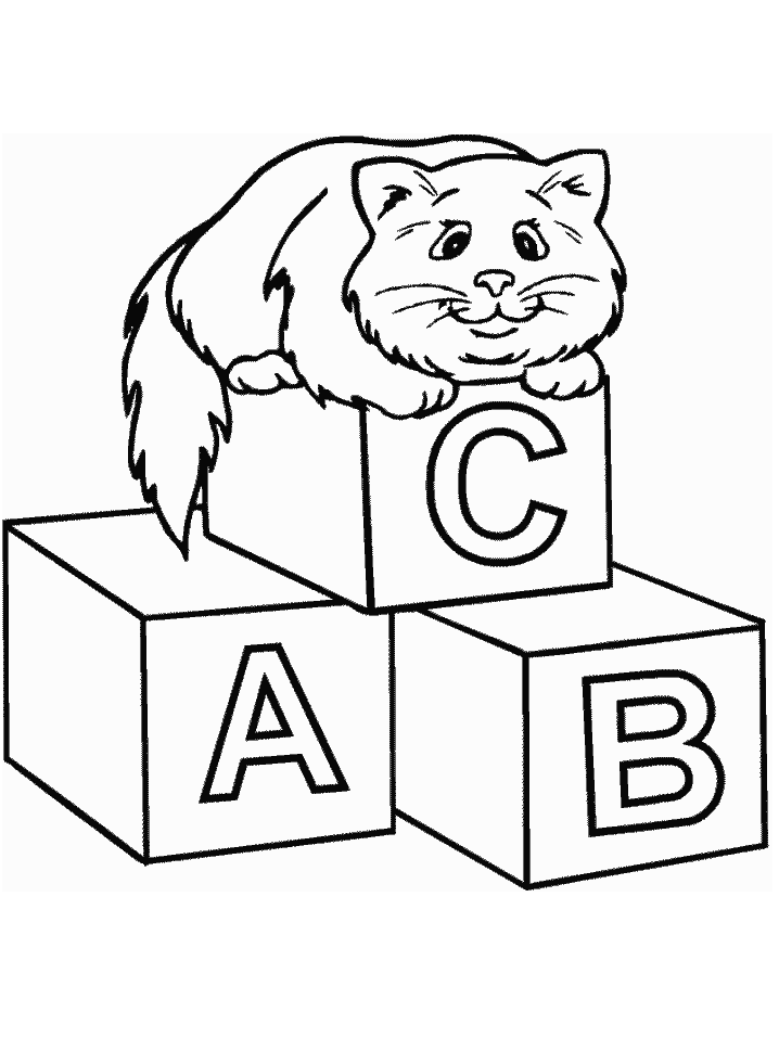 Pete the Cat Coloring Page