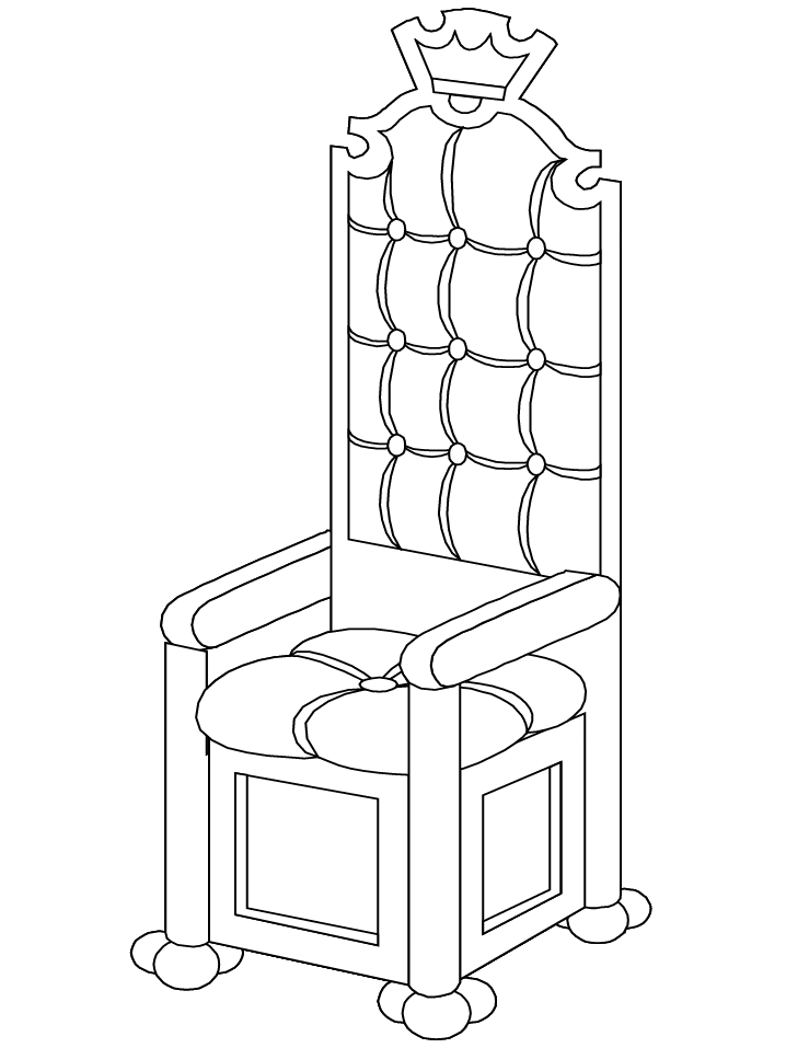 Chair Fantasy Coloring Pages