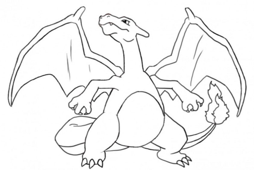 Charizard coloring pictures