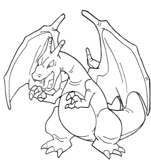 Charizard Coloring sheet