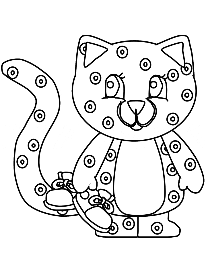 Cheetah Animals Coloring Pages