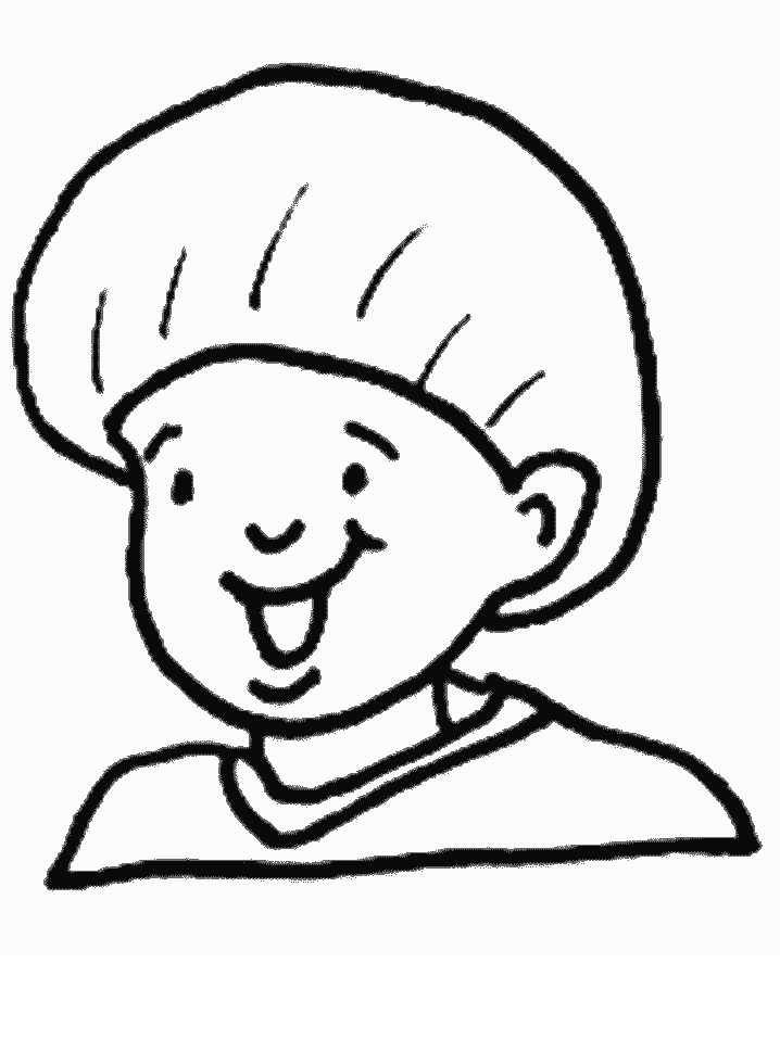 Happy Boy Coloring Pages