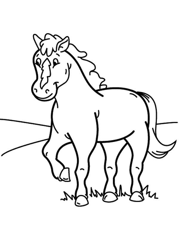 childrens coloring pages horse