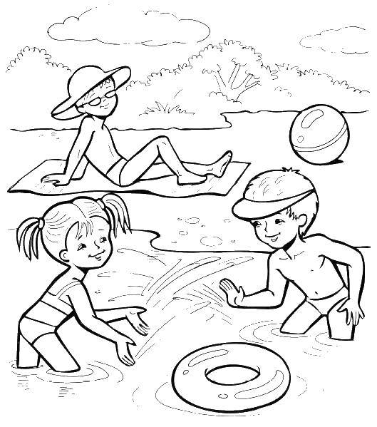 childrens coloring pages of rippling water
