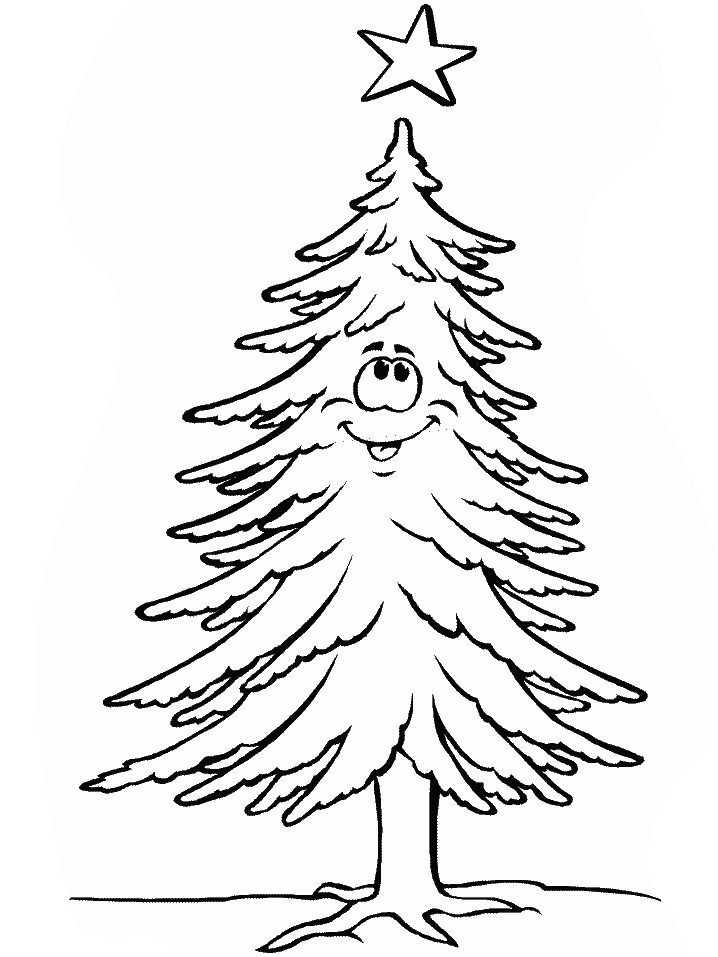 Cartoon Christmas Tree