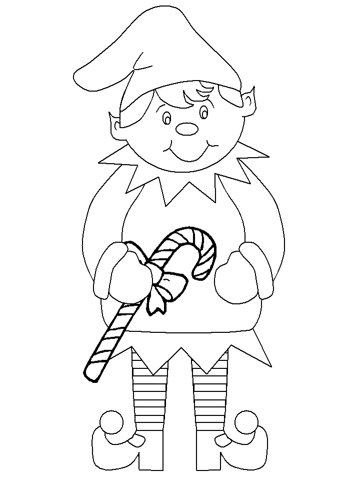 Christmas # Elf Coloring Pages