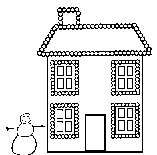 christmas lights coloring page coloring page  book for kids