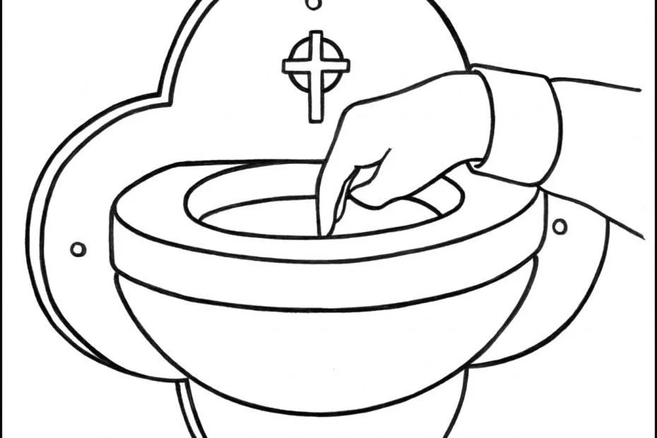 church water coloring pages