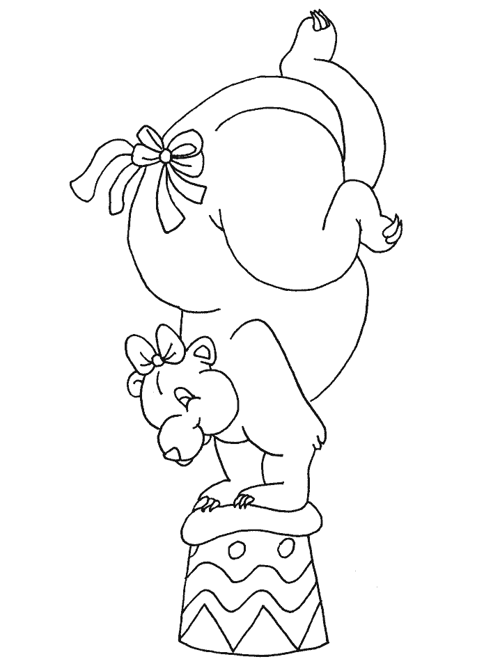 Free Printable Circus Coloring Pages