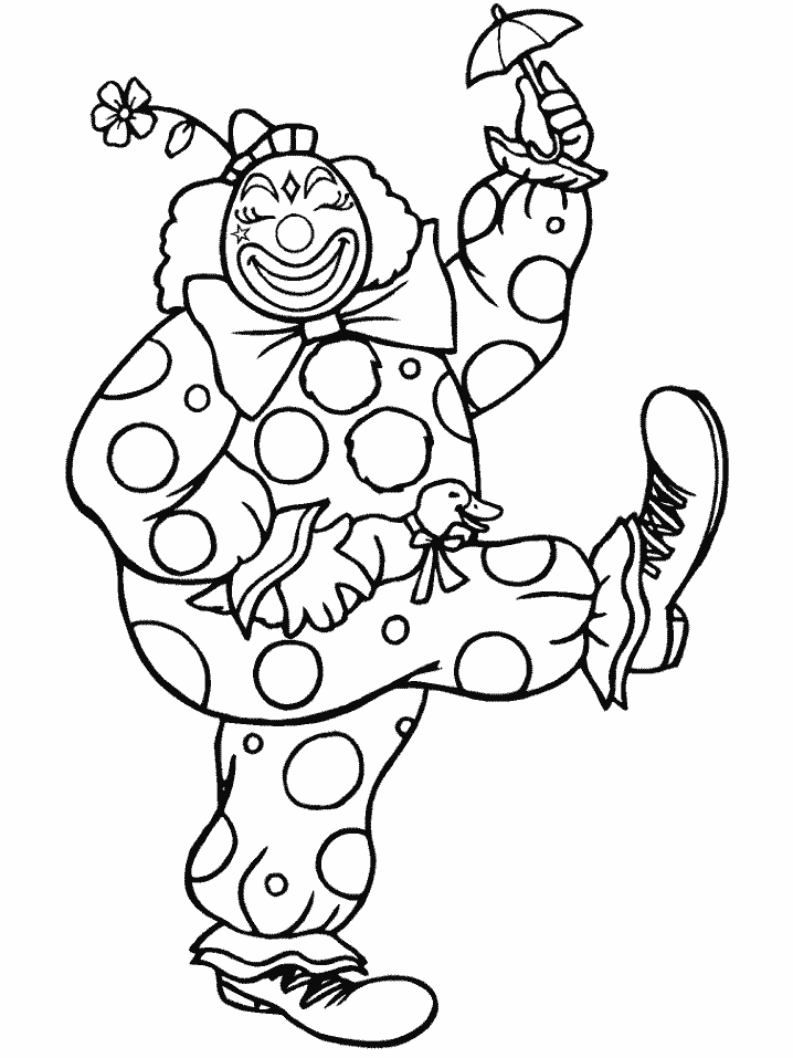 Circus Coloring Page