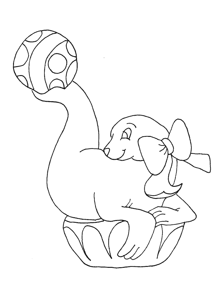 Circus Coloring Pages for Kindergarten
