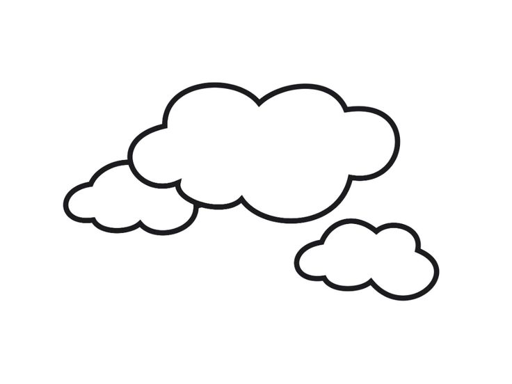 Cloud Coloring Page