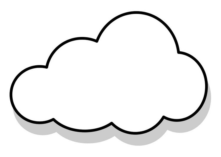 Cloud Coloring Pages Printable