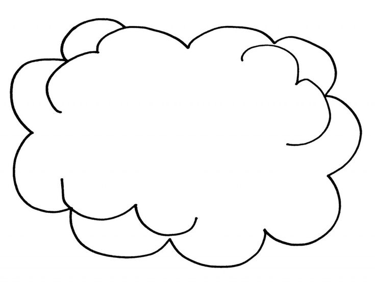 Cloud Coloring Pages