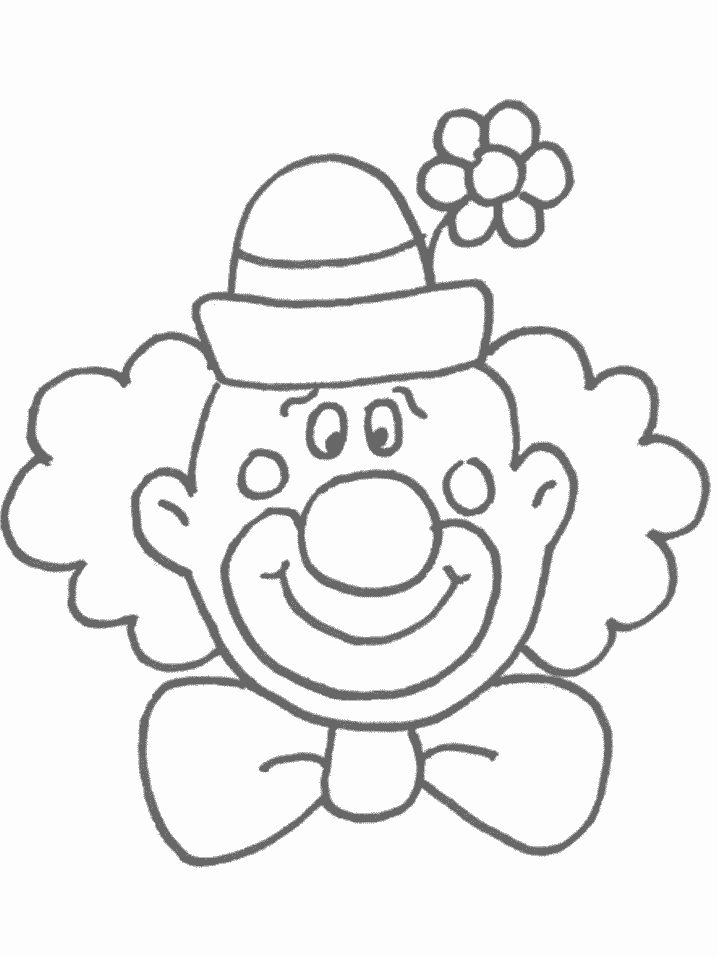 Clown Circus Coloring Pages