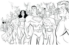 Coloring Book Pages Super Hero Complex & coloring book.