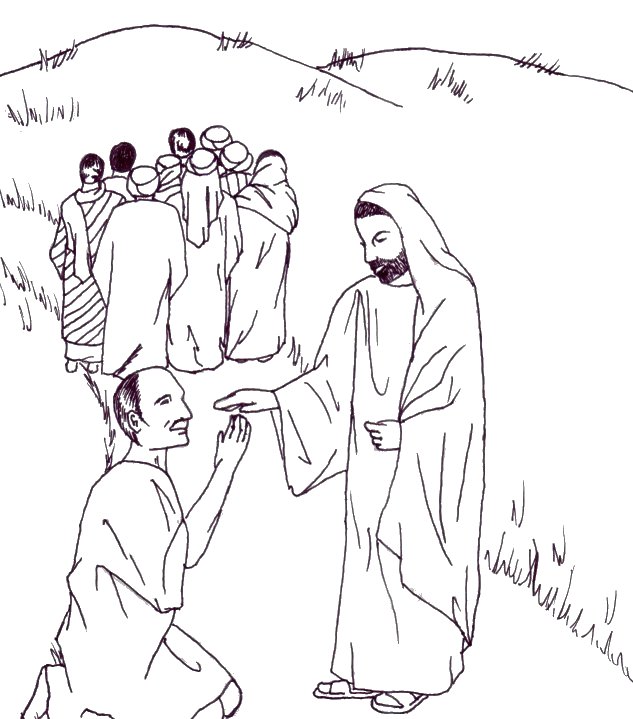 Coloring Page 10 Lepers