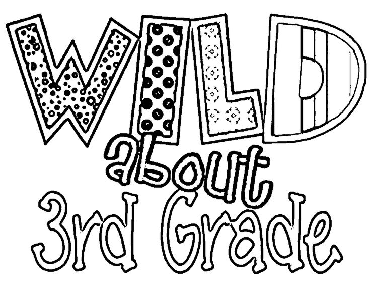 Coloring Page 3rd Grade