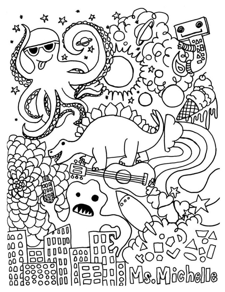 Coloring Page 6th Grade