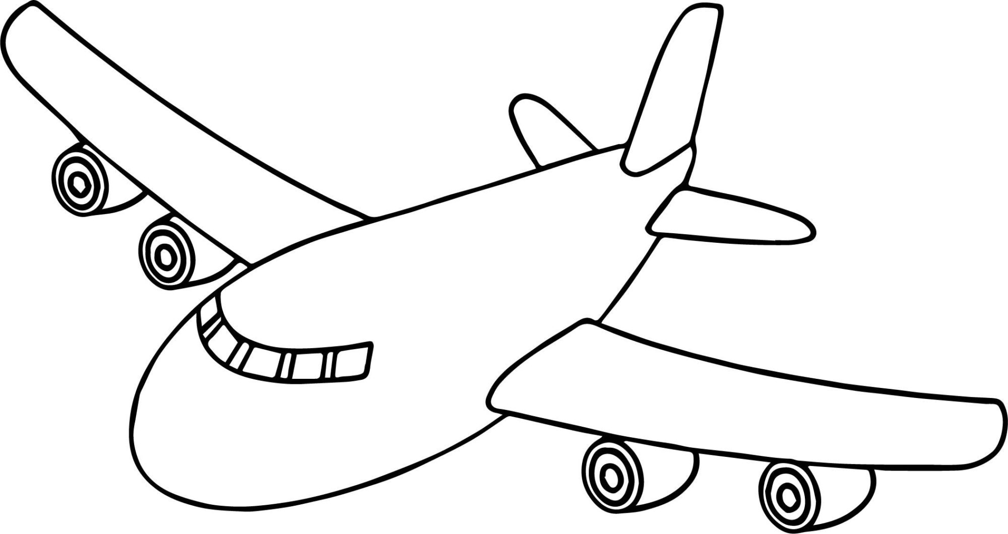 Coloring Page Airplane