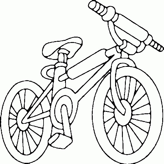 Coloring Page Bike