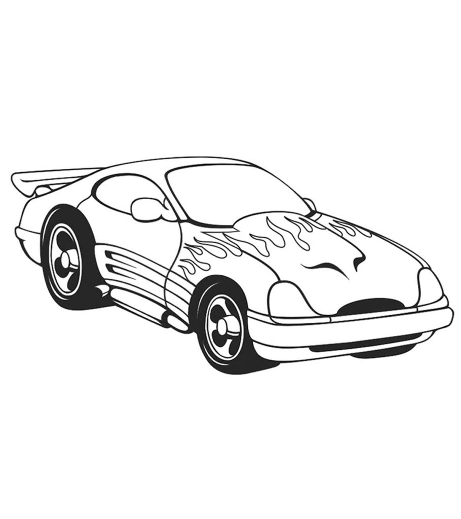 Coloring Page Car